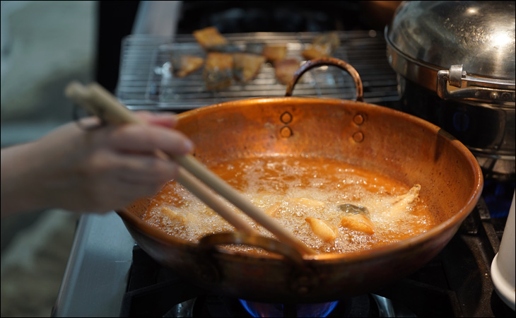 銅の中華鍋