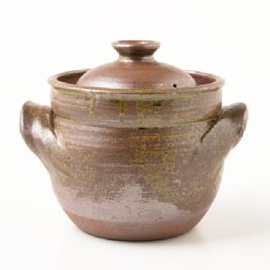 まゆみ窯　透明釉　ご飯鍋