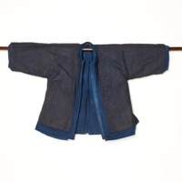 中国　雲南省　ハニ族　男性藍染衣装　十層