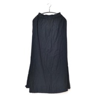鄭惠中さんの　綿麻パンツスカート（フリーサイズ）　黒色