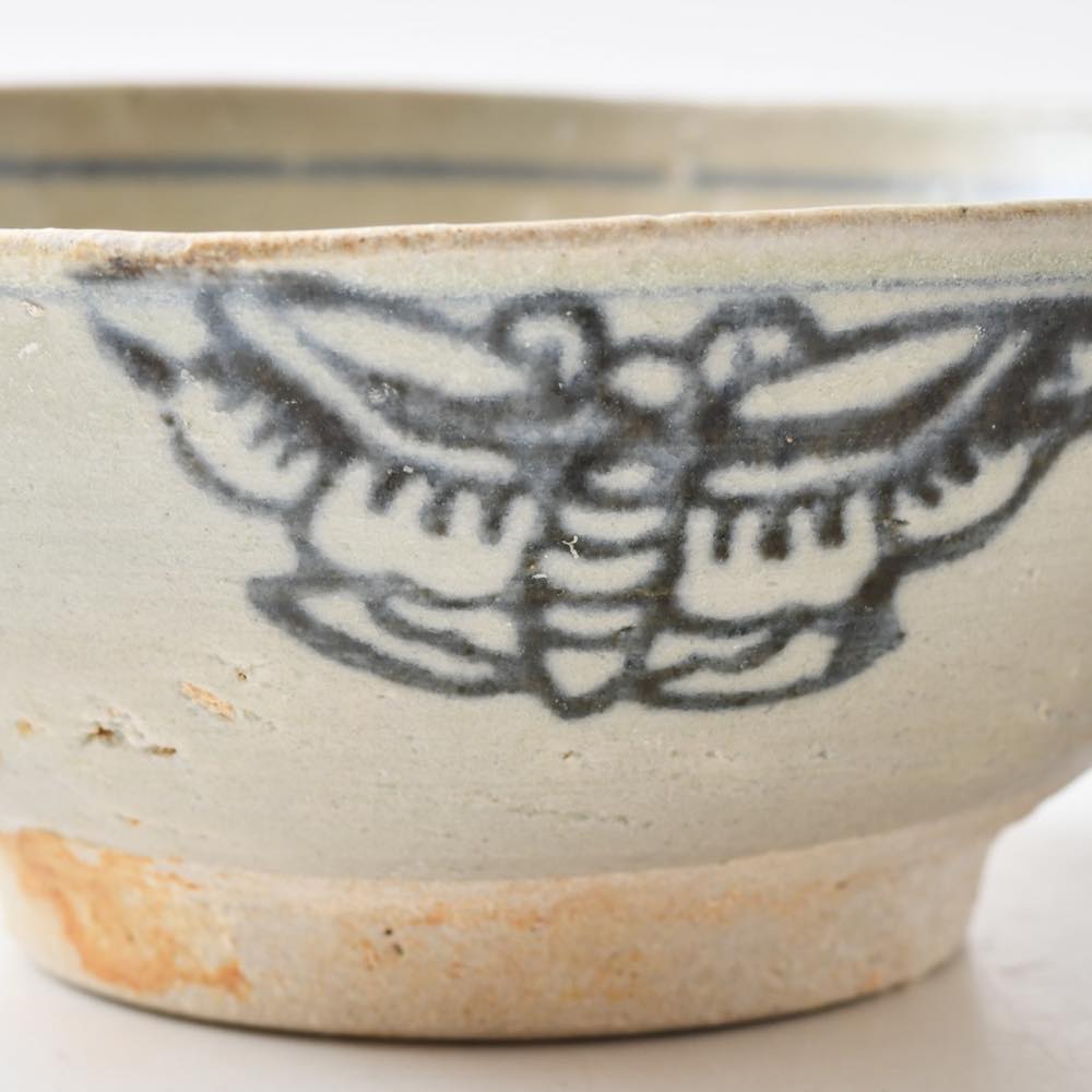 中国景徳鎮 高かっ 高級中華陶磁器 唐草文 手描き 大皿 豆皿