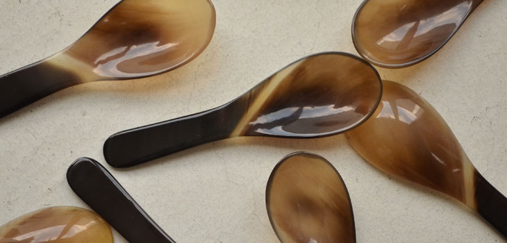 水牛　角　カトラリー 水牛の角のカトラリー ｜ みんげい おくむら