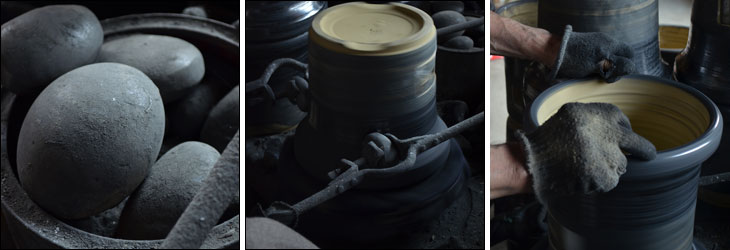 三河の黒七輪作りの見学（杉松製陶） ｜ みんげい おくむら