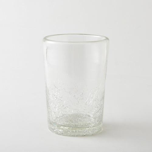 沖縄　吹きガラス　奥原硝子製造所　４半グラス　450ml 数回使用 沖縄 吹きガラス 奥原硝子製造所 4半グラス 450ml 数回使用