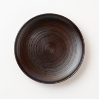 木漆工とけし　種皿　６寸　イタジイ