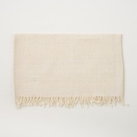 Suno & Morrison Organic Khadi Basket Face Towel Ivory