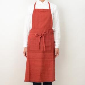 Suno & Morrison Khadi Full Apron Alizarin Red 