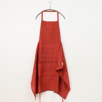 Suno & Morrison Khadi Full Apron Alizarin Red