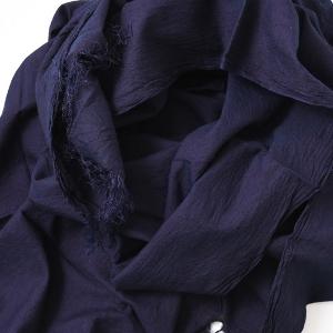 Suno & Morrison Cotton Silk Natural Dyed Stole Indigo