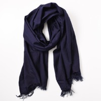 Suno & Morrison Cotton Silk Natural Dyed Stole Indigo