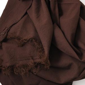 Suno & Morrison Cotton Silk Natural Dyed Stole Teach mud