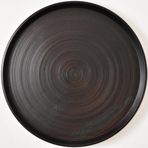 丸型　硯　直径20㎝　木の蓋付き 厚手さわら木蓋21cm おとし蓋に便利です 通販 - ディノス