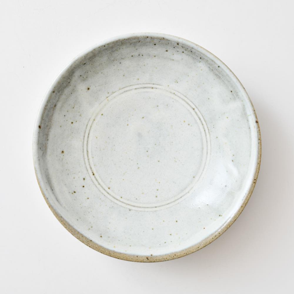 森山窯 瑠璃釉 8寸洋皿 民藝 食器