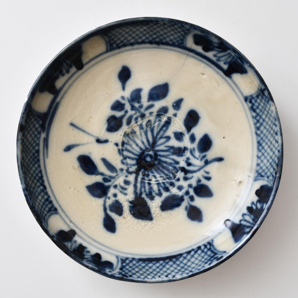 中国 磁州窯 青花 8.5寸皿 ｜ みんげい おくむら （日本と世界の民芸）