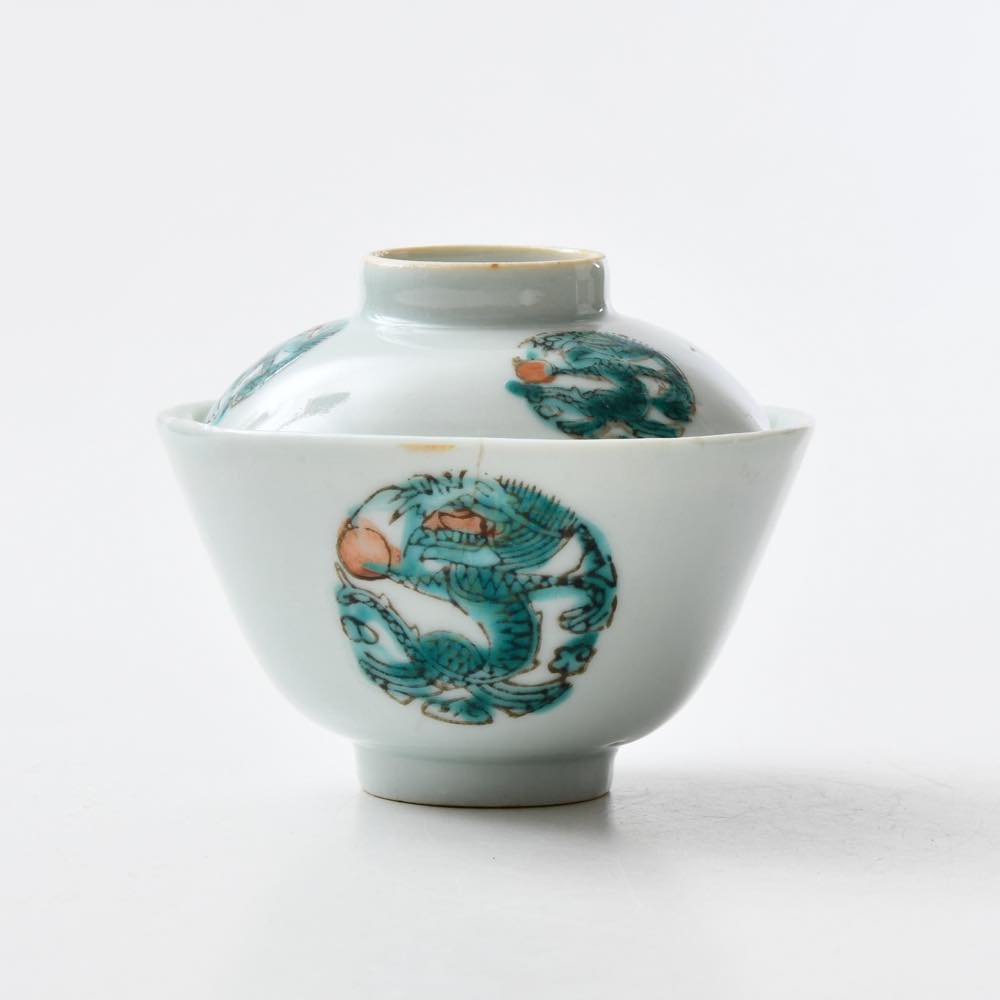 中国 景徳鎮 蓋碗 龍 ｜ みんげい おくむら （日本と世界の民芸）
