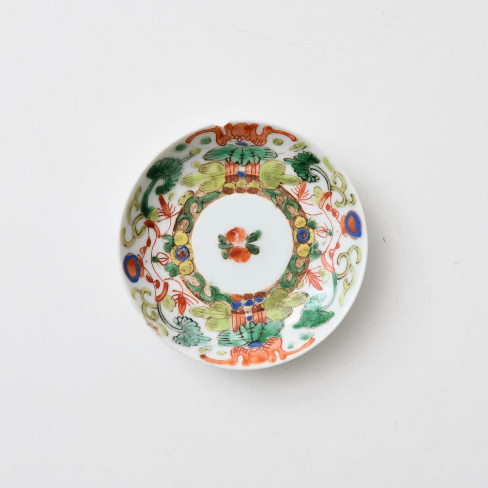 中国 福建省徳化 総柄豆皿 ｜ みんげい おくむら （日本と世界の民芸）