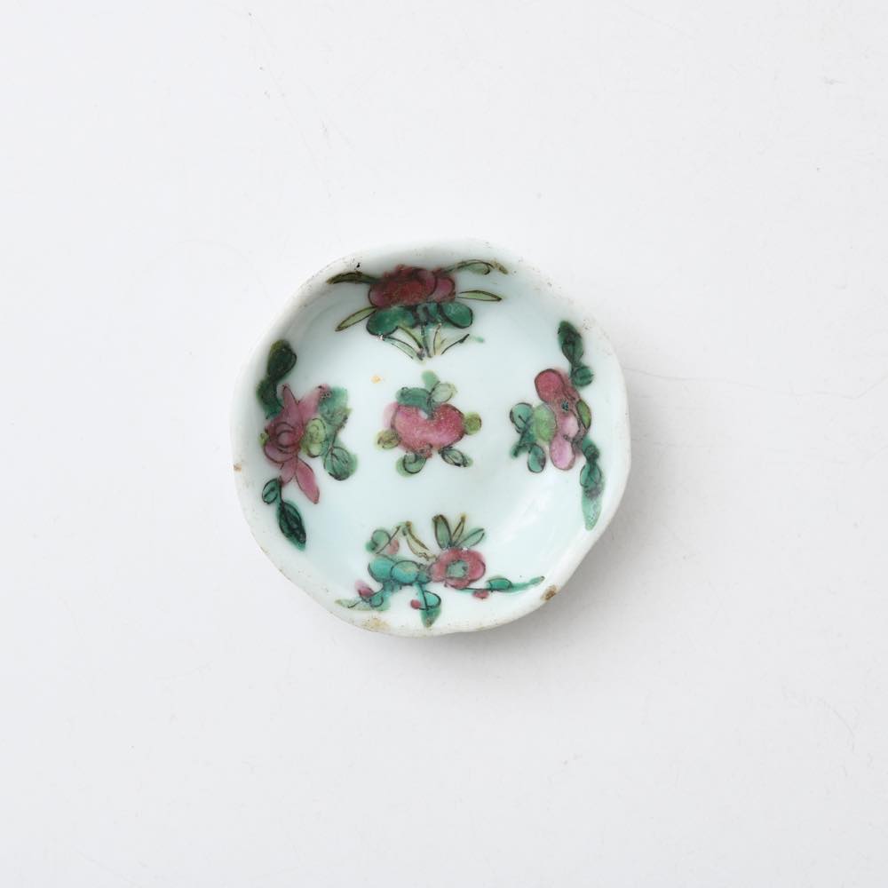 中国 景徳鎮 六角豆皿 花 ｜ みんげい おくむら （日本と世界の民芸）