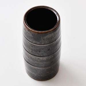 三名窯 黒釉筒花入 ｜ みんげい おくむら （日本と世界の民芸）