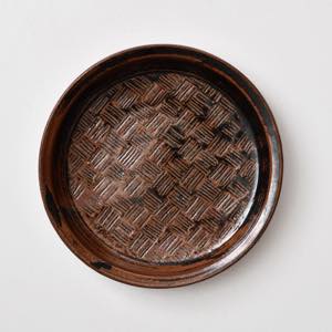 まゆみ窯 飴釉櫛目 七寸銅羅鉢 ｜ みんげい おくむら （日本と世界の民芸）