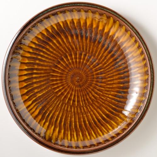 小石原焼特大皿陶芸骨董品