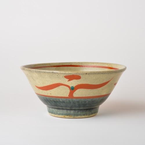北窯　松田米司　3点セット　皿　茶碗　マカイ　赤絵　沖縄 北窯 松田米司 3点セット 皿 茶碗 マカイ 赤絵 沖縄 北窯 松田
